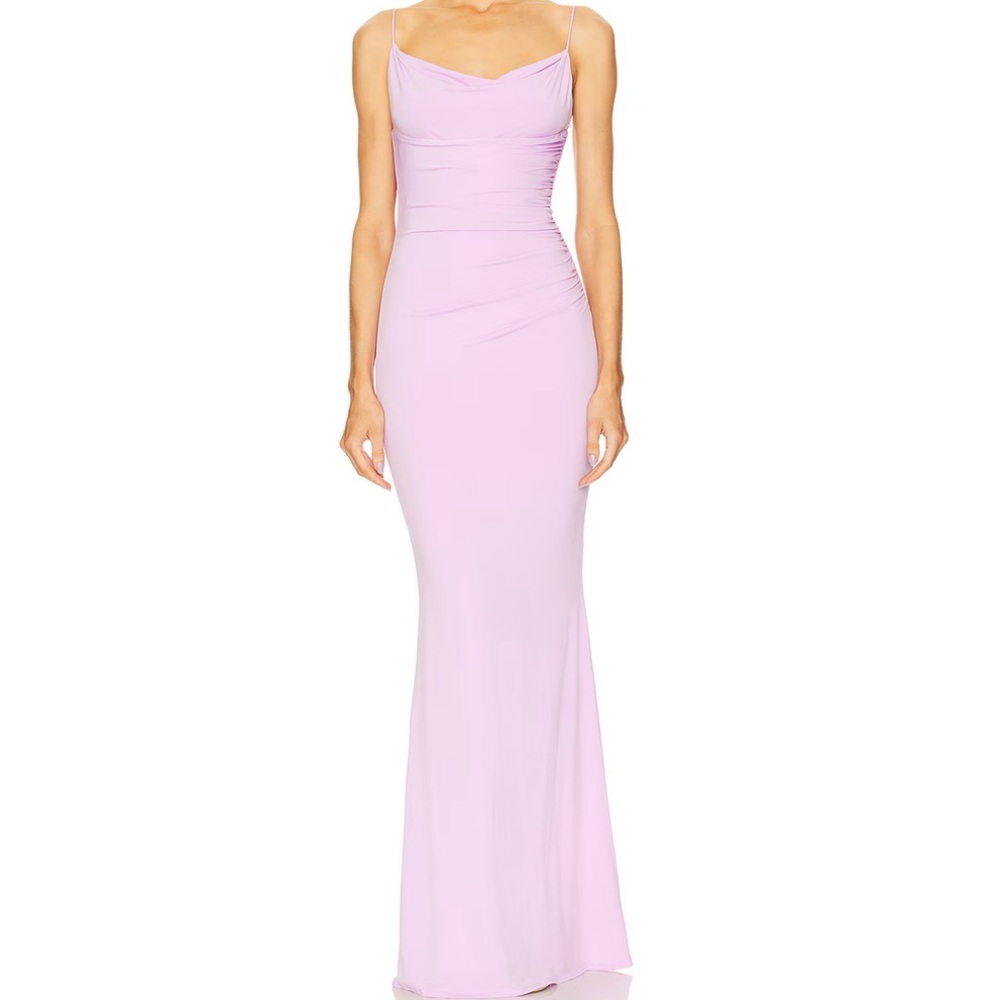 Katie may Lilac lace back dress
